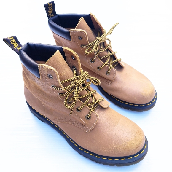 tan leather doc martens